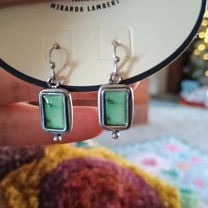 Green Earrings
